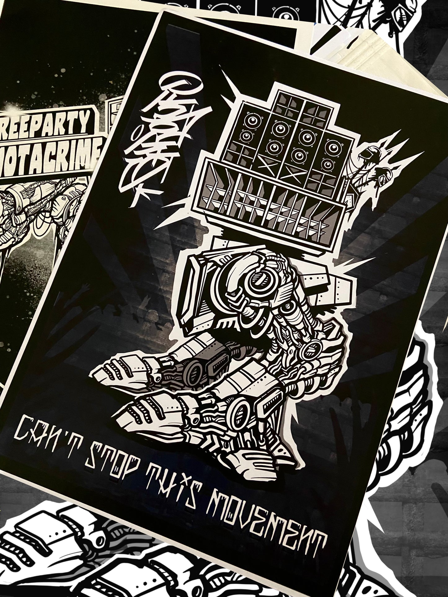 CAN’T STOP THIS MOVEMENT PRINT DINA3 250gr