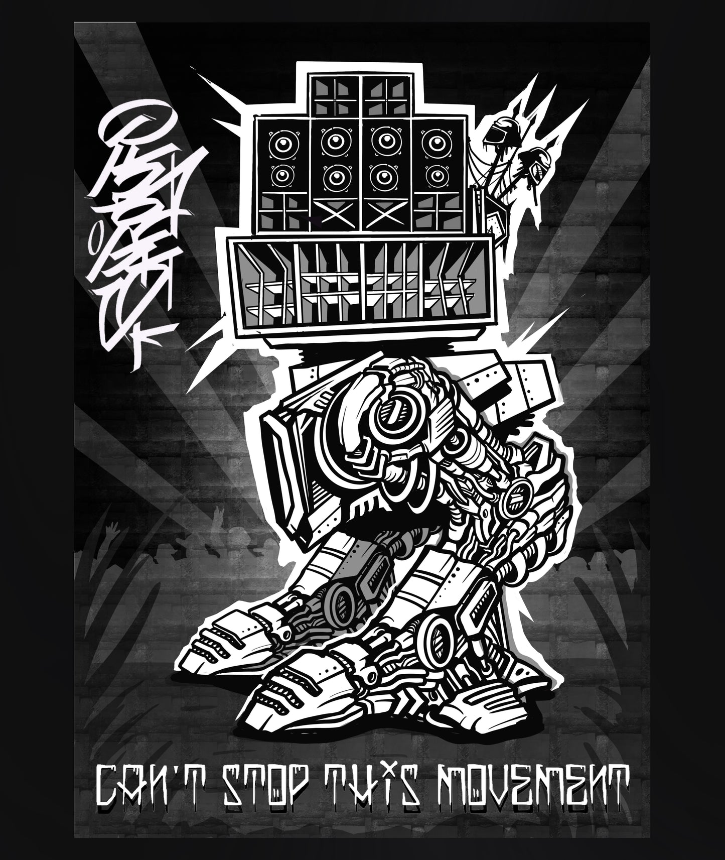 CAN’T STOP THIS MOVEMENT PRINT DINA3 250gr
