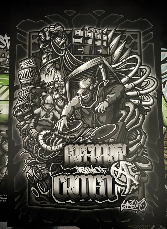 Lamina FREE PARTY IS NOT A CRIMEN